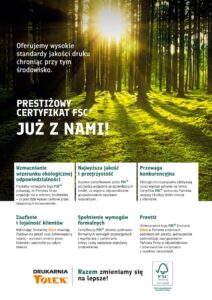 Zdjecie ulotki promującej FSC