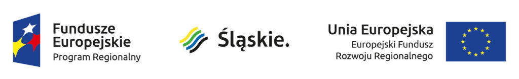 Panel z logotypami unijnymi
